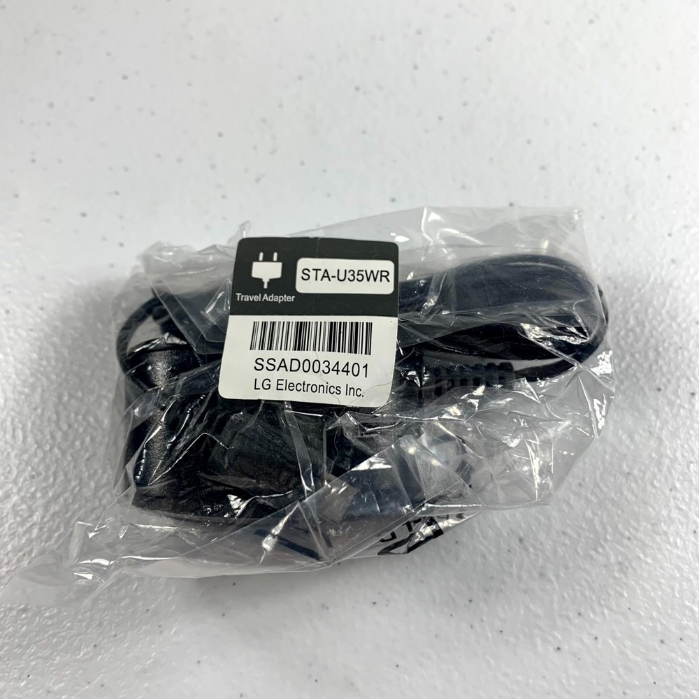 LG STA-U35WR Travel‎ Adapter Charger Power Supply Micro-USB 4.8V/0.4A - Black